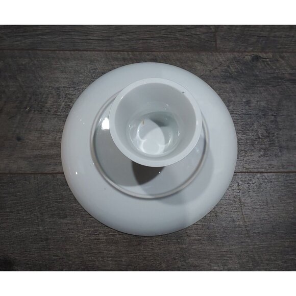 Dolphin Fine China Le Jardin The Garden Cake Stand Plate The Garden Box Floral - Picture 9 of 10